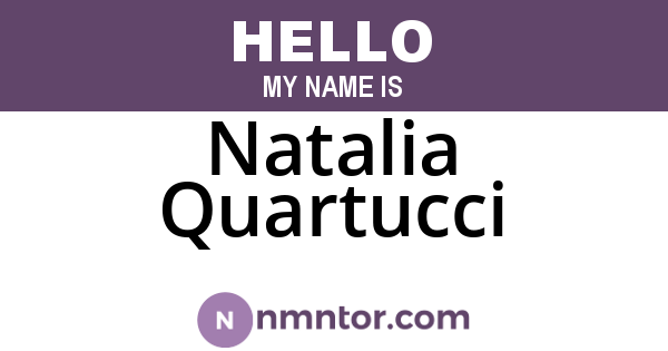 Natalia Quartucci