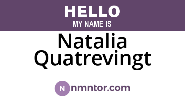 Natalia Quatrevingt