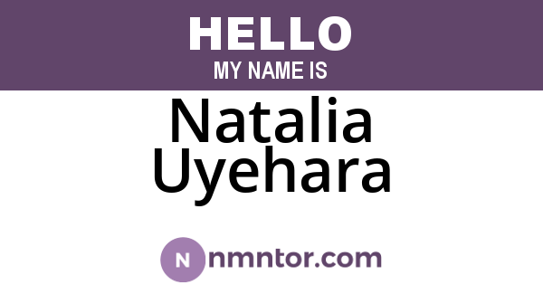 Natalia Uyehara