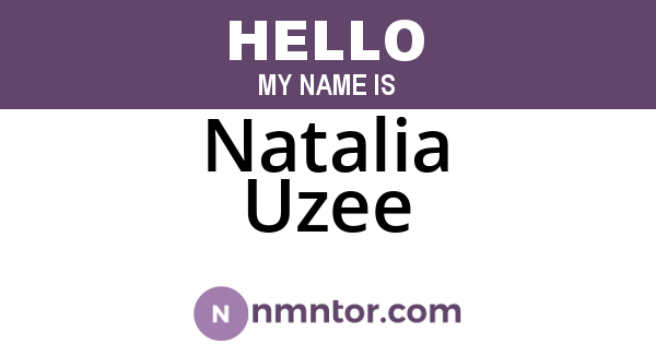 Natalia Uzee