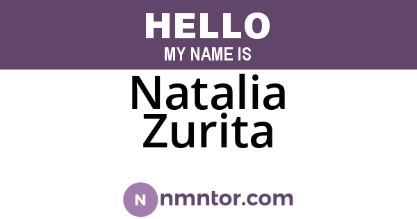 Natalia Zurita