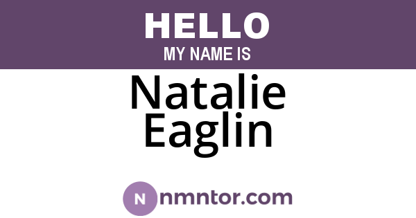Natalie Eaglin
