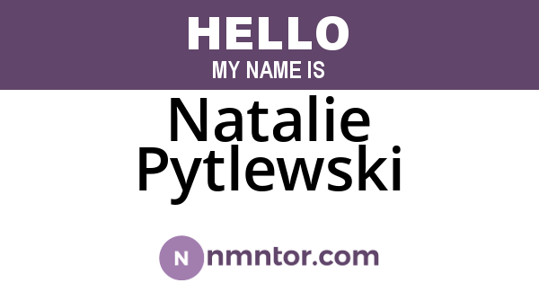 Natalie Pytlewski