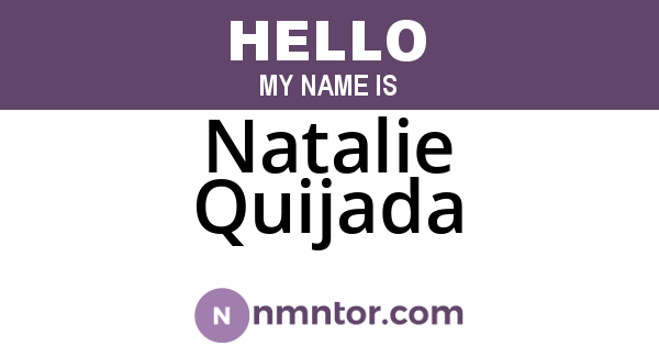 Natalie Quijada