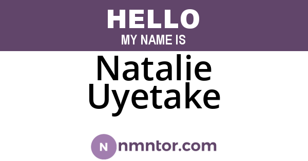 Natalie Uyetake