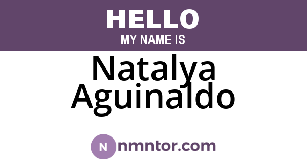 Natalya Aguinaldo