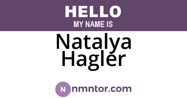 Natalya Hagler
