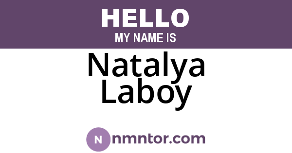 Natalya Laboy