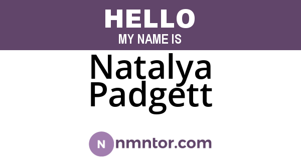 Natalya Padgett