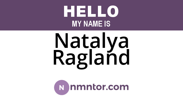 Natalya Ragland