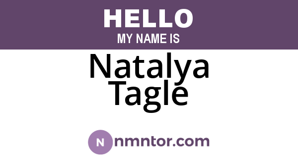 Natalya Tagle