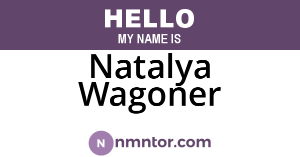 Natalya Wagoner