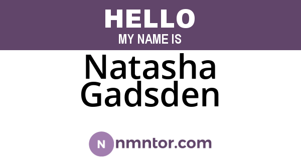 Natasha Gadsden