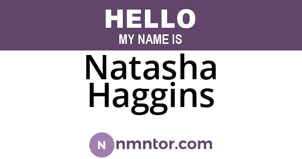 Natasha Haggins