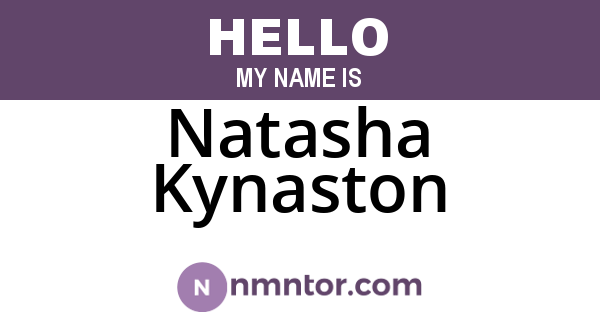 Natasha Kynaston