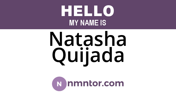 Natasha Quijada