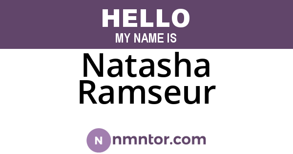 Natasha Ramseur