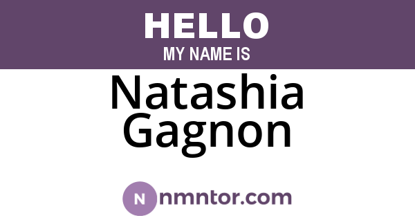 Natashia Gagnon
