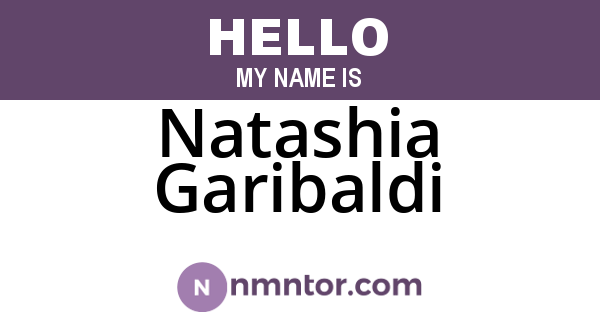 Natashia Garibaldi