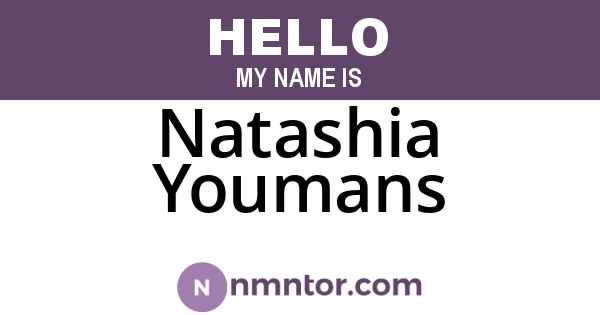 Natashia Youmans