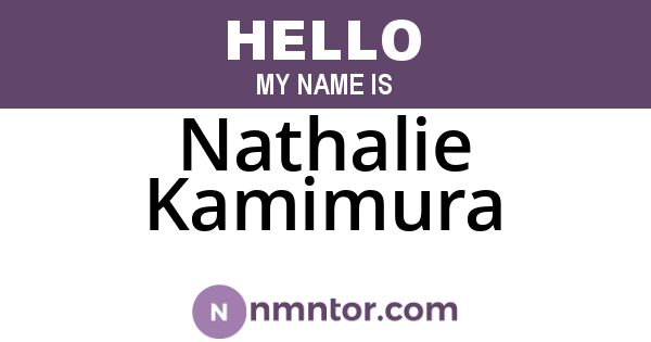 Nathalie Kamimura