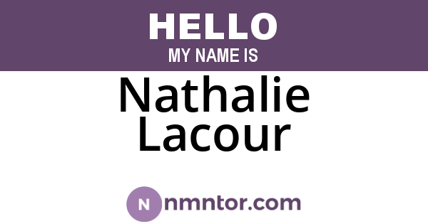 Nathalie Lacour