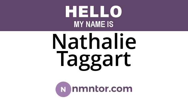 Nathalie Taggart