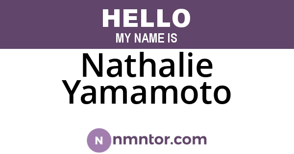 Nathalie Yamamoto