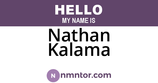 Nathan Kalama