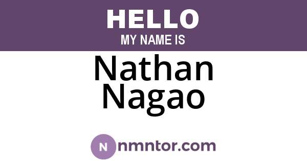 Nathan Nagao