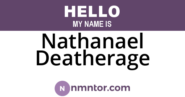 Nathanael Deatherage