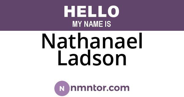 Nathanael Ladson