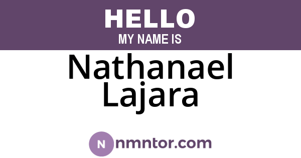 Nathanael Lajara
