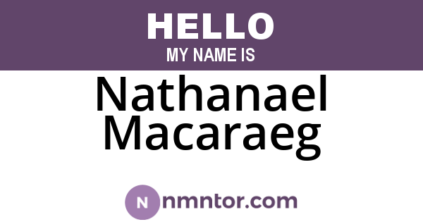 Nathanael Macaraeg