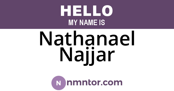 Nathanael Najjar