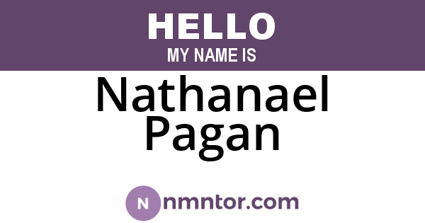 Nathanael Pagan