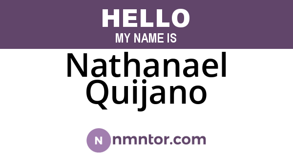 Nathanael Quijano