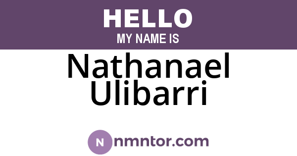Nathanael Ulibarri