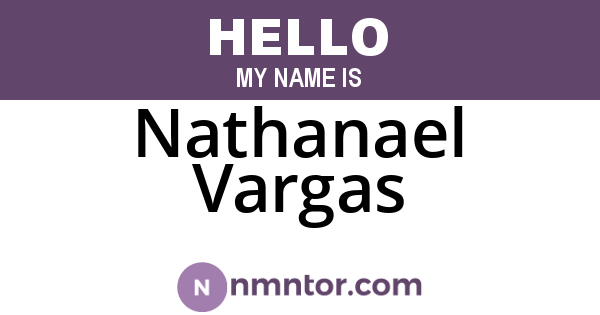 Nathanael Vargas