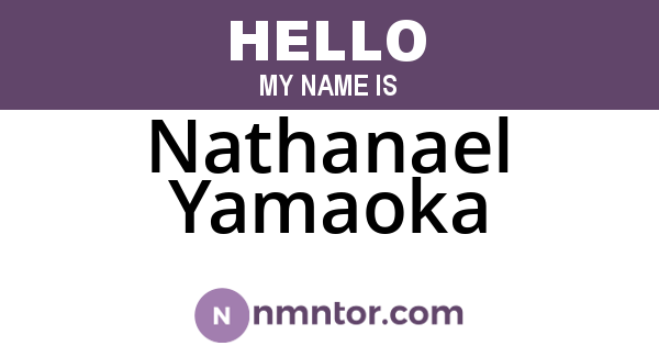 Nathanael Yamaoka