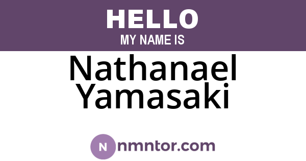 Nathanael Yamasaki