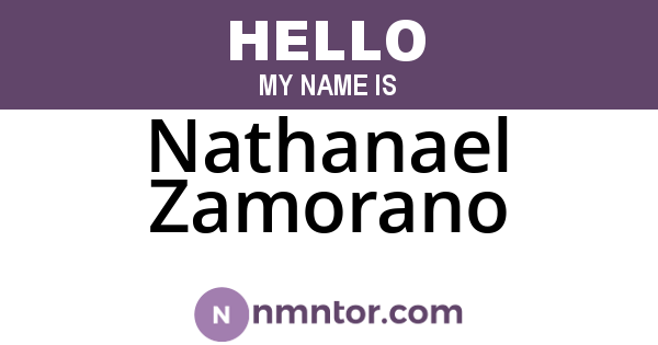 Nathanael Zamorano