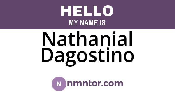 Nathanial Dagostino
