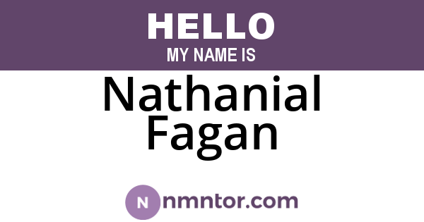 Nathanial Fagan