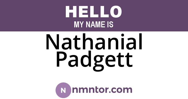 Nathanial Padgett