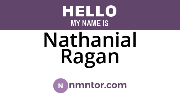 Nathanial Ragan