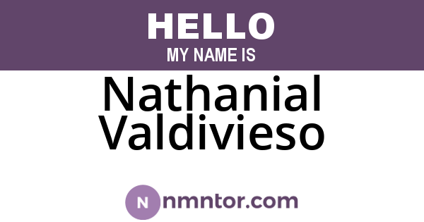 Nathanial Valdivieso