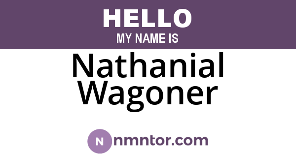 Nathanial Wagoner