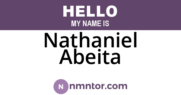 Nathaniel Abeita