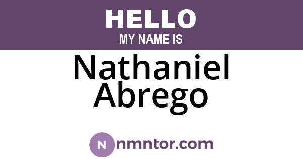 Nathaniel Abrego